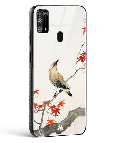 Japanese Plague bird On Maple [Ohara Koson] Glass Case Phone Cover (Samsung)