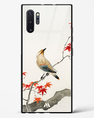 Japanese Plague bird On Maple [Ohara Koson] Glass Case Phone Cover (Samsung)