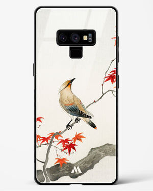 Japanese Plague bird On Maple [Ohara Koson] Glass Case Phone Cover (Samsung)
