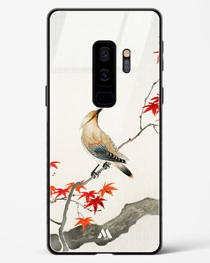 Japanese Plague bird On Maple [Ohara Koson] Glass Case Phone Cover (Samsung)