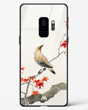 Japanese Plague bird On Maple [Ohara Koson] Glass Case Phone Cover (Samsung)