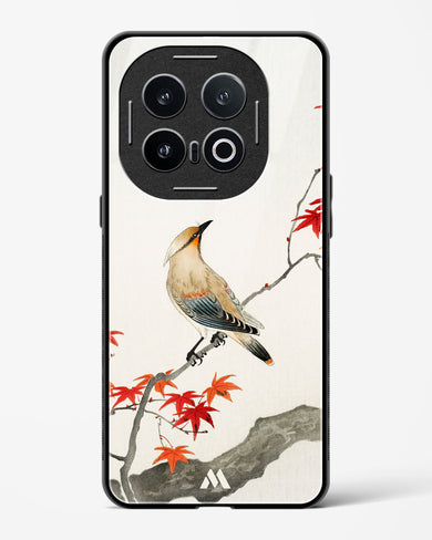 Japanese Plague bird On Maple [Ohara Koson] Glass Case Phone Cover (Vivo)