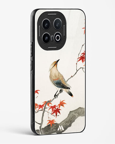Japanese Plague bird On Maple [Ohara Koson] Glass Case Phone Cover (Vivo)