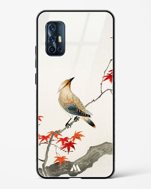 Japanese Plague bird On Maple [Ohara Koson] Glass Case Phone Cover (Vivo)