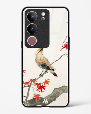 Japanese Plague bird On Maple [Ohara Koson] Glass Case Phone Cover (Vivo)