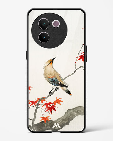 Japanese Plague bird On Maple [Ohara Koson] Glass Case Phone Cover (Vivo)