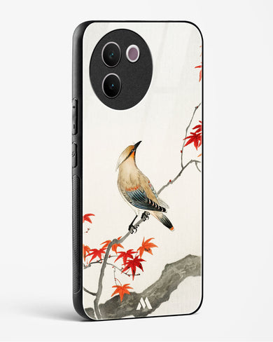 Japanese Plague bird On Maple [Ohara Koson] Glass Case Phone Cover (Vivo)
