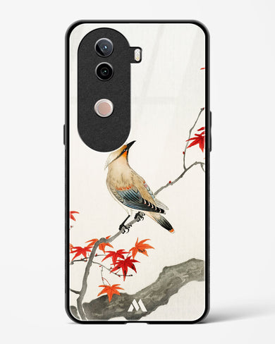 Japanese Plague bird On Maple [Ohara Koson] Glass Case Phone Cover (Vivo)