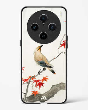 Japanese Plague bird On Maple [Ohara Koson] Glass Case Phone Cover (Vivo)