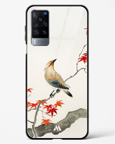 Japanese Plague bird On Maple [Ohara Koson] Glass Case Phone Cover-(Vivo)