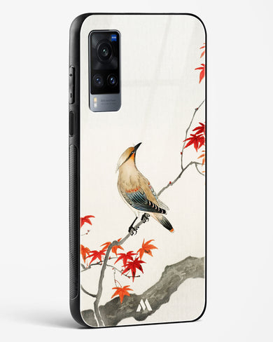 Japanese Plague bird On Maple [Ohara Koson] Glass Case Phone Cover-(Vivo)