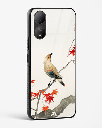 Japanese Plague bird On Maple [Ohara Koson] Glass Case Phone Cover (Vivo)