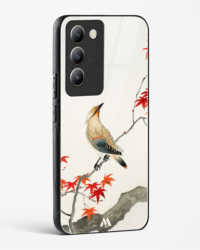 Japanese Plague bird On Maple [Ohara Koson] Glass Case Phone Cover (Vivo)