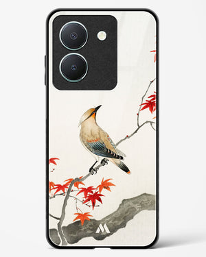 Japanese Plague bird On Maple [Ohara Koson] Glass Case Phone Cover-(Vivo)