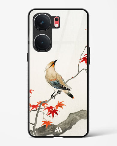 Japanese Plague bird On Maple [Ohara Koson] Glass Case Phone Cover (Vivo)
