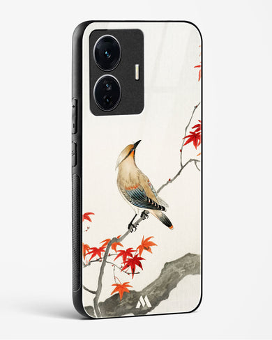 Japanese Plague bird On Maple [Ohara Koson] Glass Case Phone Cover (Vivo)