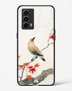 Japanese Plague bird On Maple [Ohara Koson] Glass Case Phone Cover-(Vivo)