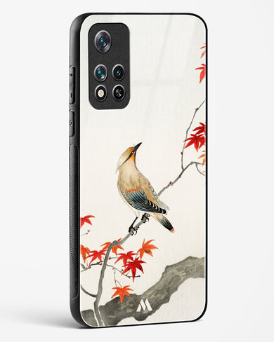 Japanese Plague bird On Maple [Ohara Koson] Glass Case Phone Cover (Xiaomi)