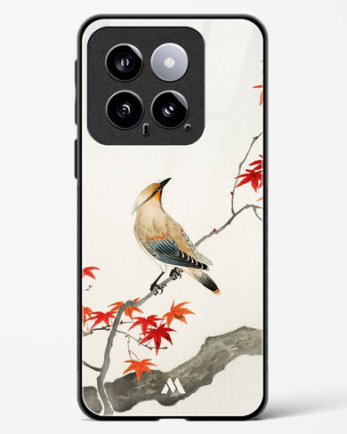 Japanese Plague bird On Maple [Ohara Koson] Glass Case Phone Cover-(Xiaomi)