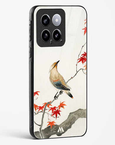 Japanese Plague bird On Maple [Ohara Koson] Glass Case Phone Cover-(Xiaomi)