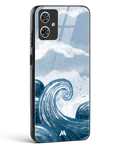 Making Waves Glass Case Phone Cover (Motorola)