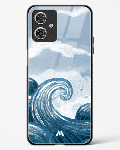 Making Waves Glass Case Phone Cover (Motorola)