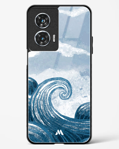 Making Waves Glass Case Phone Cover (Motorola)