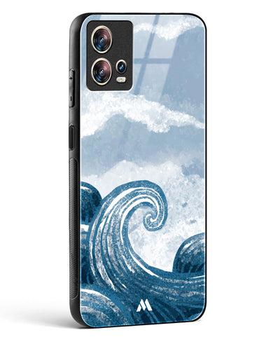 Making Waves Glass Case Phone Cover (Motorola)