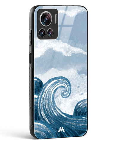 Making Waves Glass Case Phone Cover (Motorola)