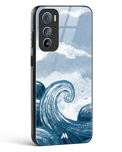 Making Waves Glass Case Phone Cover (Motorola)