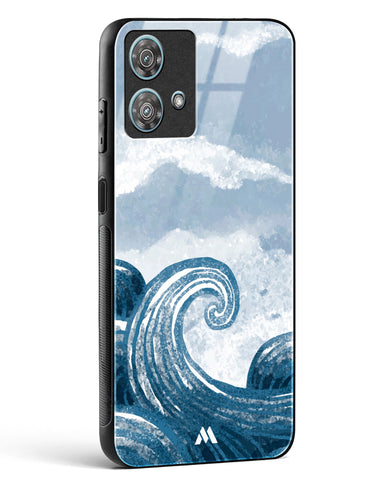 Making Waves Glass Case Phone Cover (Motorola)