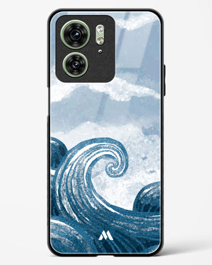 Making Waves Glass Case Phone Cover (Motorola)