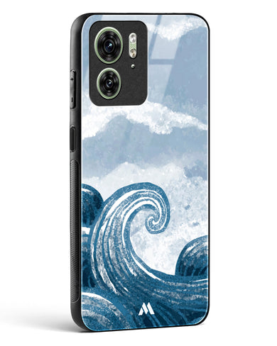 Making Waves Glass Case Phone Cover (Motorola)