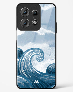 Making Waves Glass Case Phone Cover (Motorola)