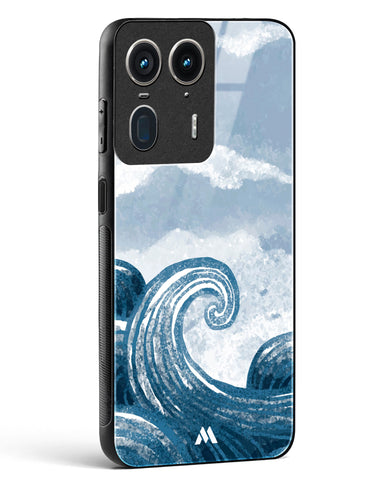 Making Waves Glass Case Phone Cover (Motorola)