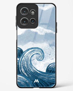 Making Waves Glass Case Phone Cover (Motorola)