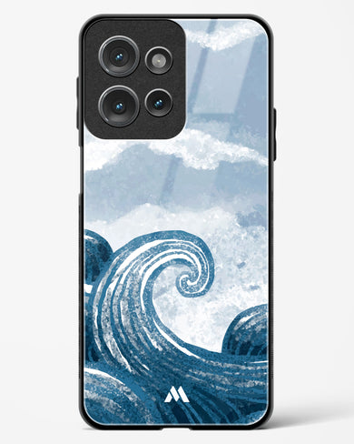 Making Waves Glass Case Phone Cover (Motorola)