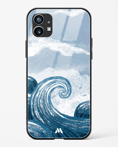 Making Waves Glass Case Phone Cover-(Nothing)