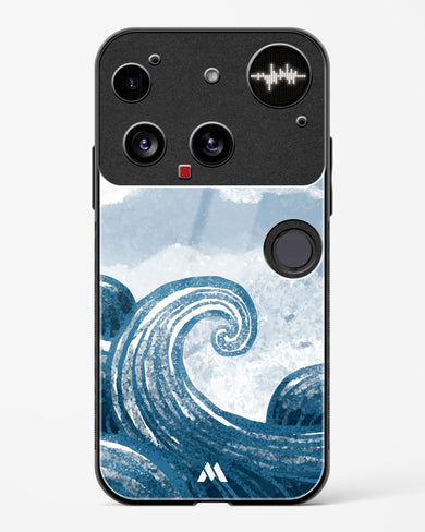 Making Waves Glass Case Phone Cover (Nothing)