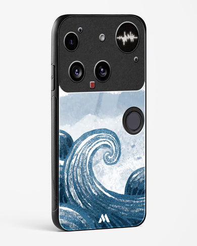 Making Waves Glass Case Phone Cover (Nothing)