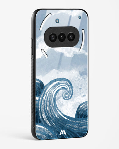 Making Waves Glass Case Phone Cover (Nothing)