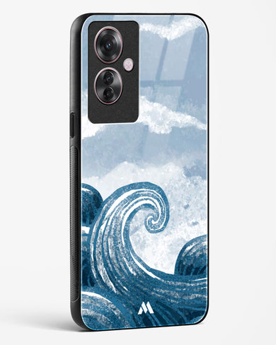 Making Waves Glass Case Phone Cover (Oppo)