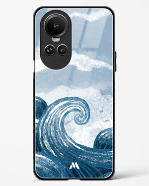 Making Waves Glass Case Phone Cover-(Oppo)