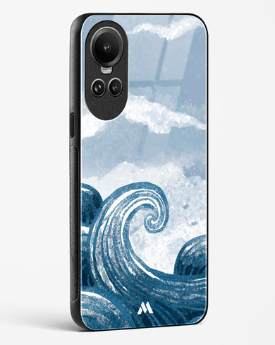 Making Waves Glass Case Phone Cover (Oppo)