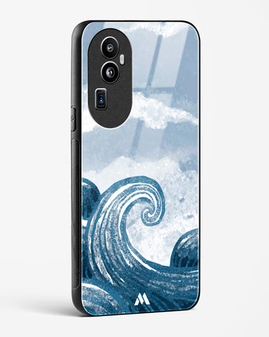 Making Waves Glass Case Phone Cover (Oppo)