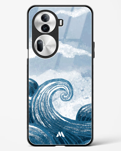 Making Waves Glass Case Phone Cover (Oppo)