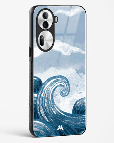 Making Waves Glass Case Phone Cover (Oppo)