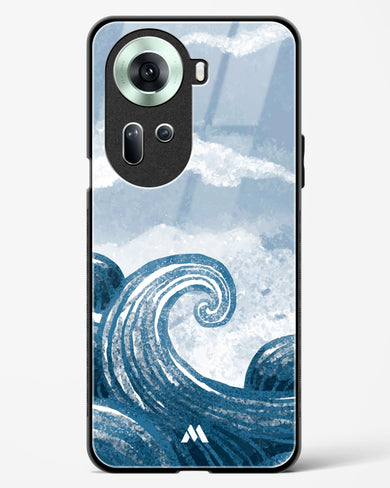 Making Waves Glass Case Phone Cover (Oppo)