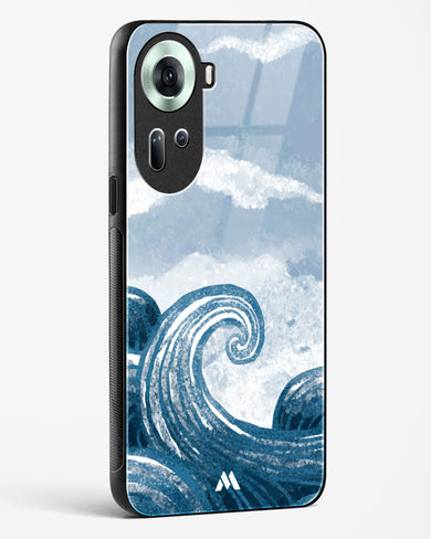 Making Waves Glass Case Phone Cover (Oppo)