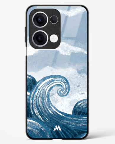 Making Waves Glass Case Phone Cover (Oppo)